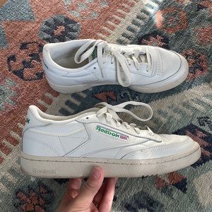 Reebok off white club c 85 vintage shoes